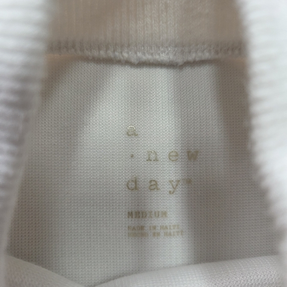 a new day White Mock Neck Tank Top - Picture 2 of 3